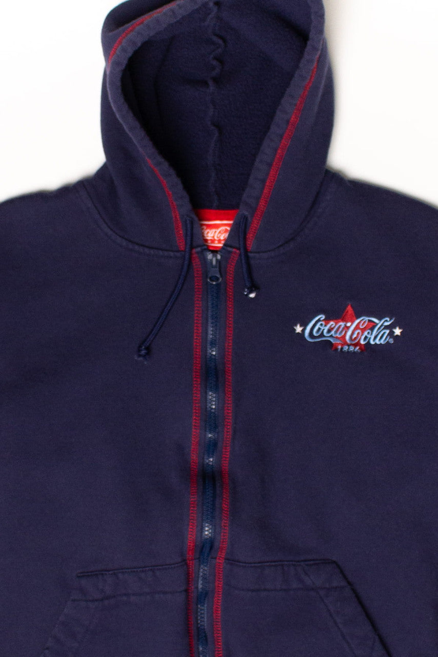 Vintage Coca-Cola Zip Hoodie (2000s)