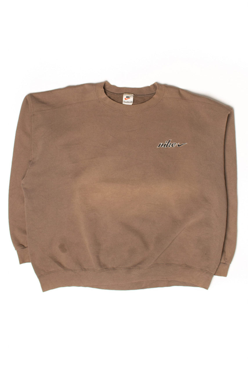 Vintage Tan Y2K Nike Sweatshirt (1990s)