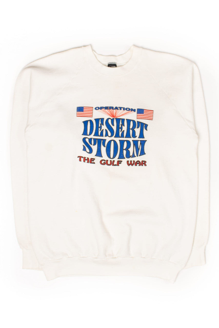 Vintage Desert Storm Gulf War Sweatshirt (1991)