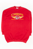 Vintage Kansas City Chiefs Embroidered Sweatshirt (1990s)