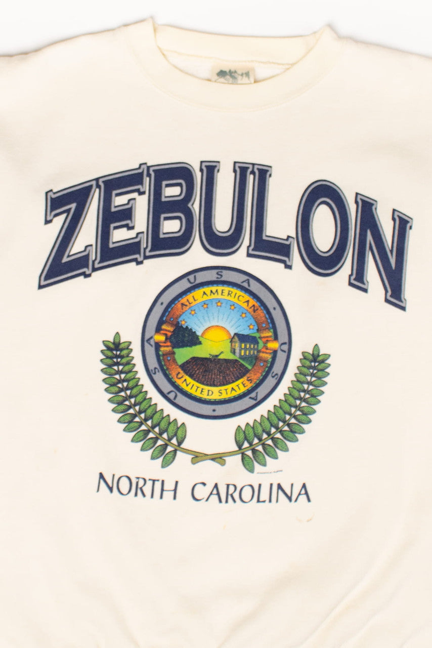 Vintage Zebulon North Carolina Sweatshirt (1996)