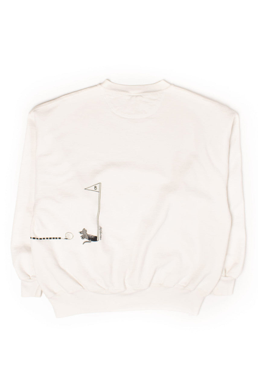 Vintage Guam Cat Golf Sweatshirt (1990s)