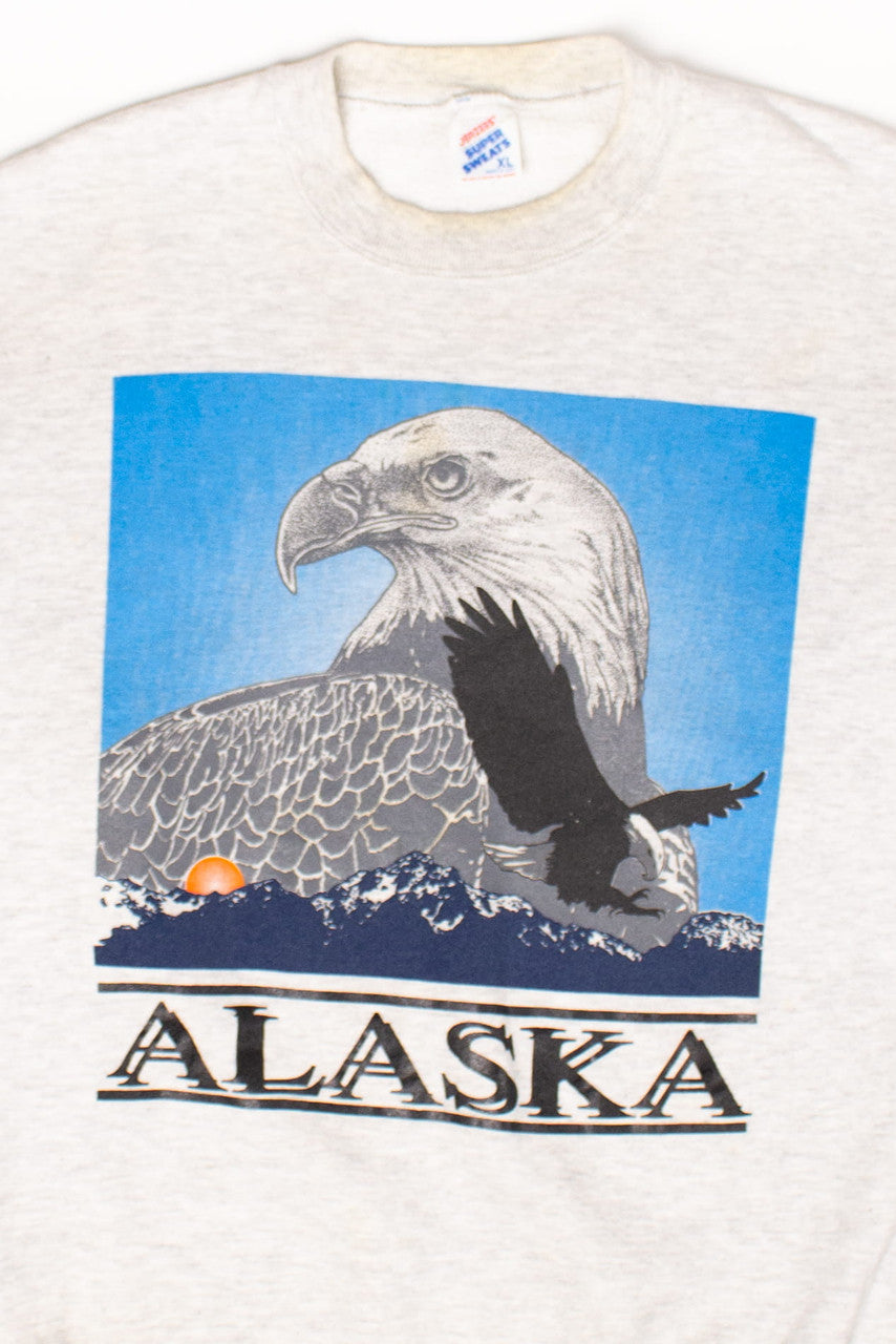 Vintage Alaska Eagle Sweatshirt (1990s) 1