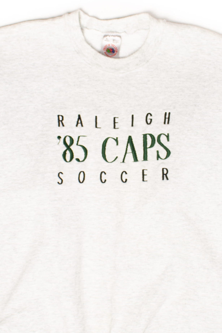 Vintage Raleigh Soccer '85 Caps Sweatshirt (1990s)