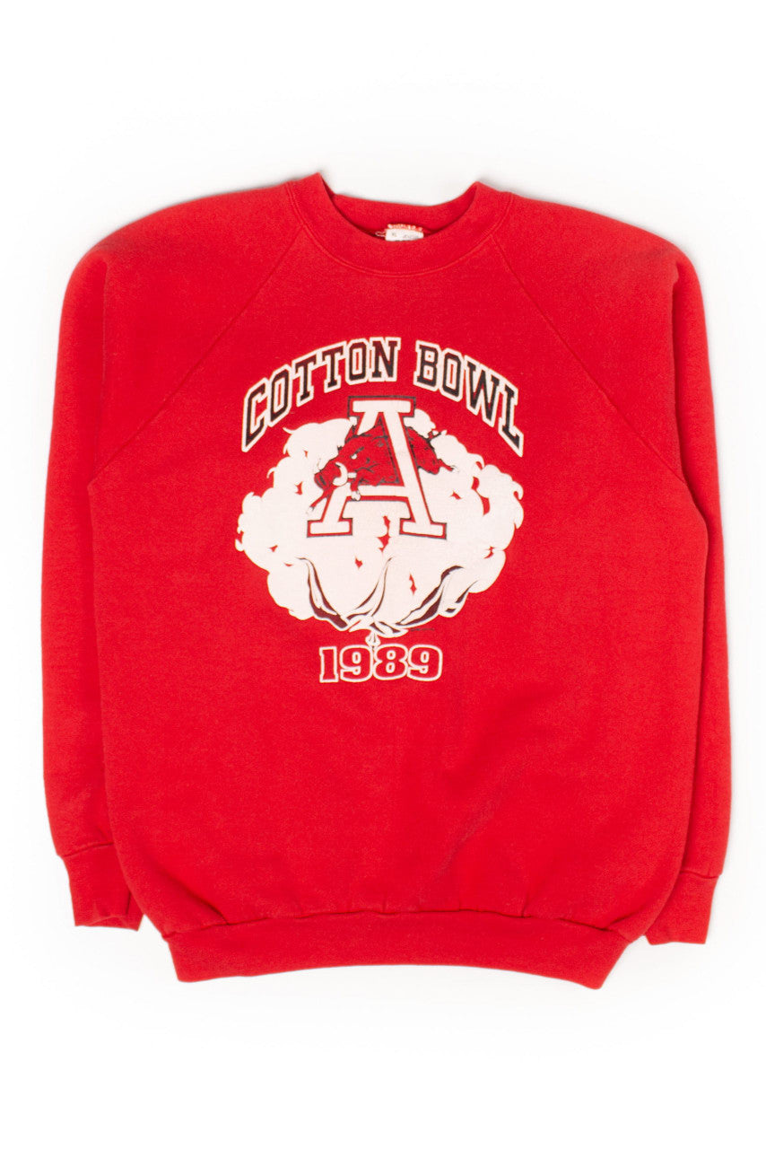 Vintage Arkansas Razorbacks Cotton Bowl Sweatshirt (1989)