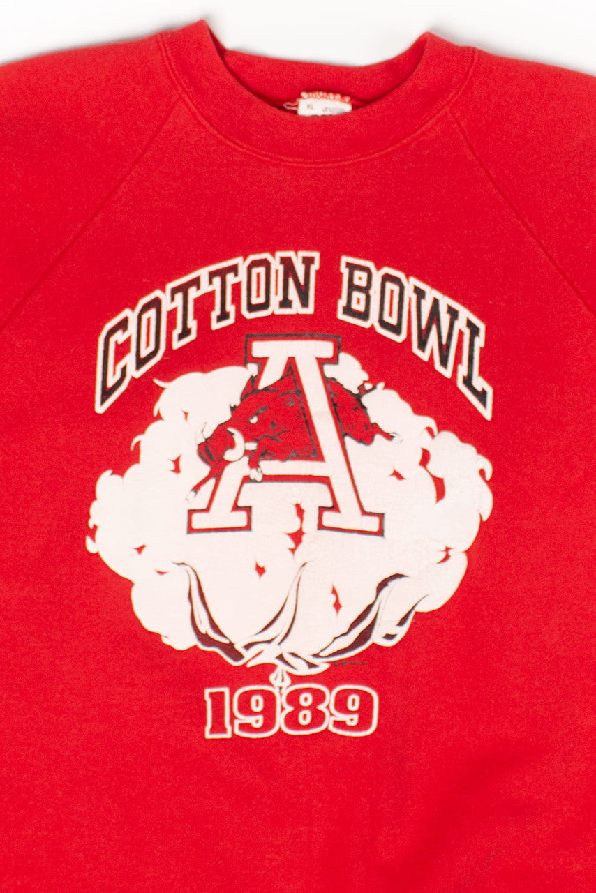Vintage Arkansas Razorbacks Cotton Bowl Sweatshirt (1989)