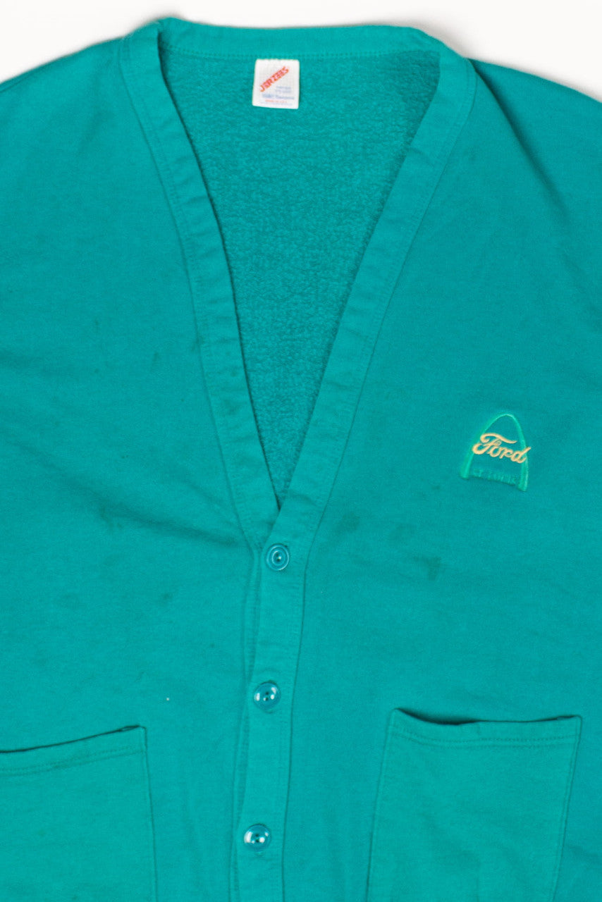 Vintage Ford of St. Louis Cardigan Sweatshirt (1990s)