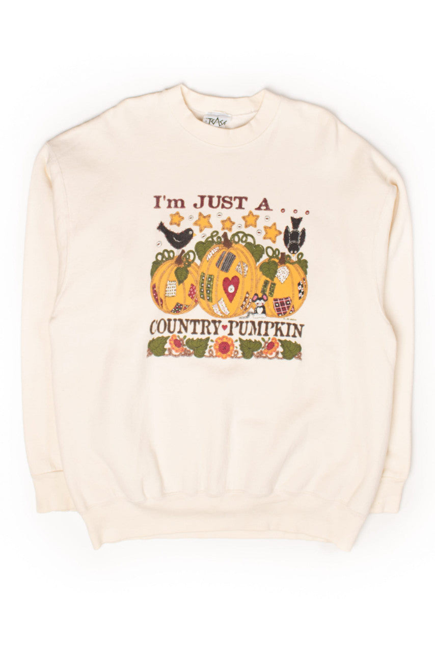 Vintage Country Pumpkin Sweatshirt (1990s)
