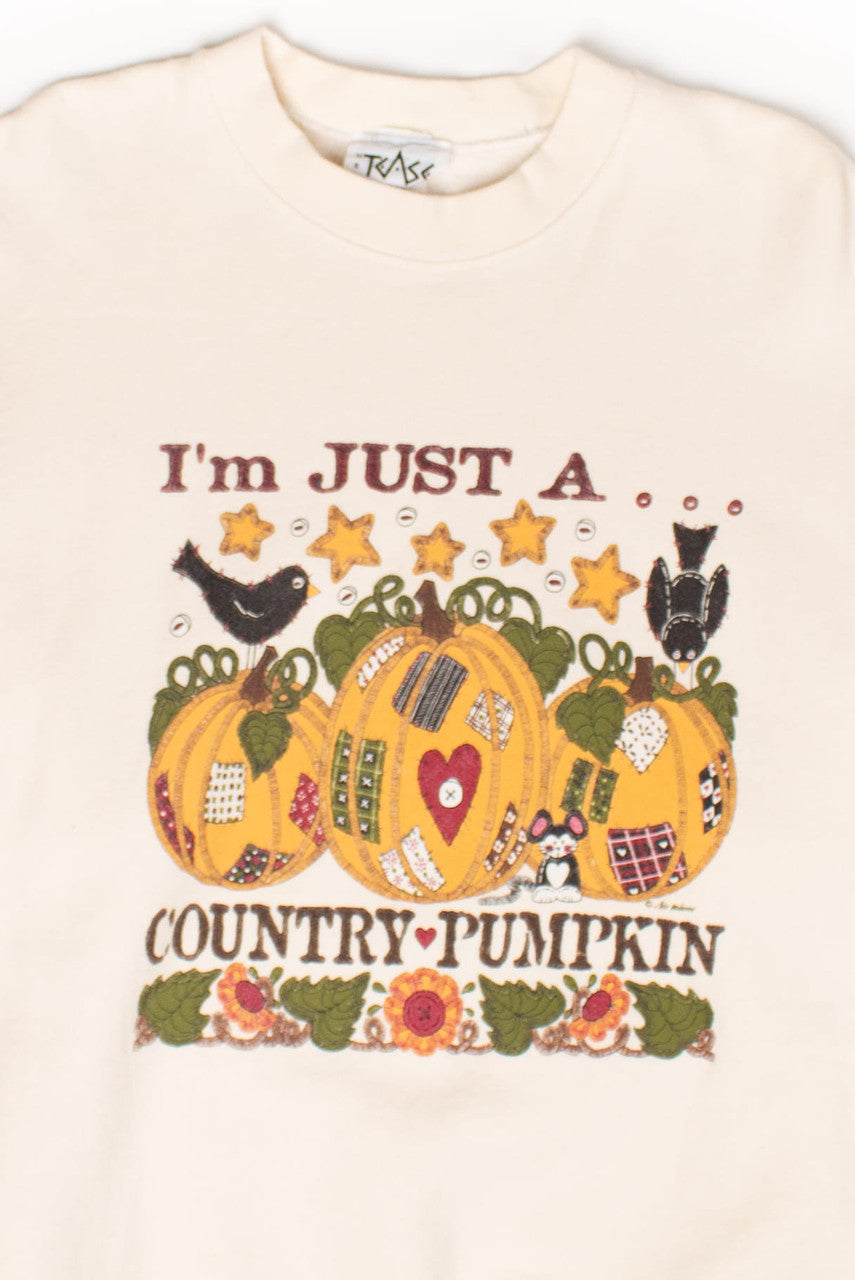 Vintage Country Pumpkin Sweatshirt (1990s)
