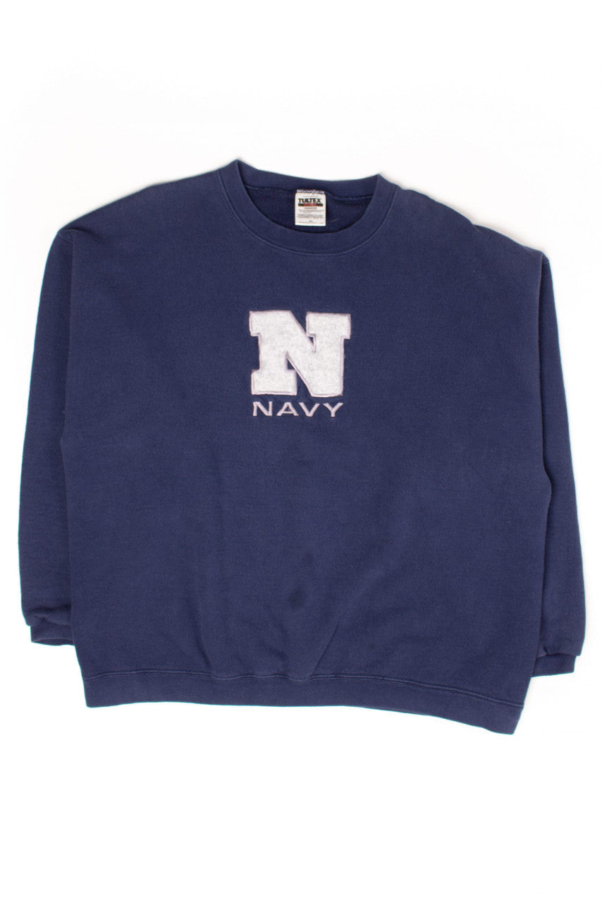 Vintage Navy 'N' Sweatshirt (1990s)