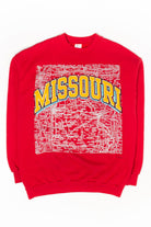 Vintage Missouri Roadmap Sweatshirt (1990s)