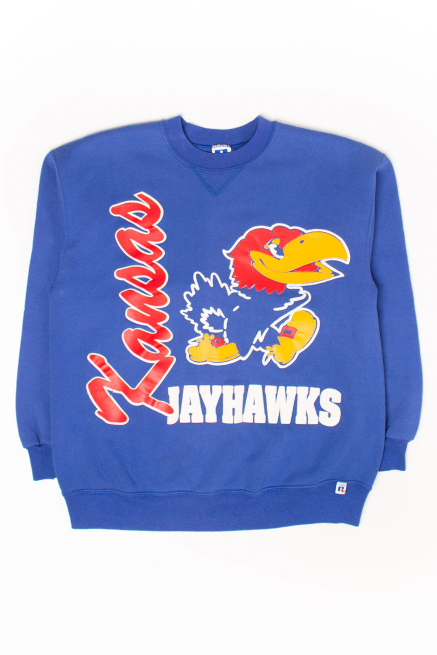 Vintage Kansas Jayhawks Sweatshirt (1990s) 2