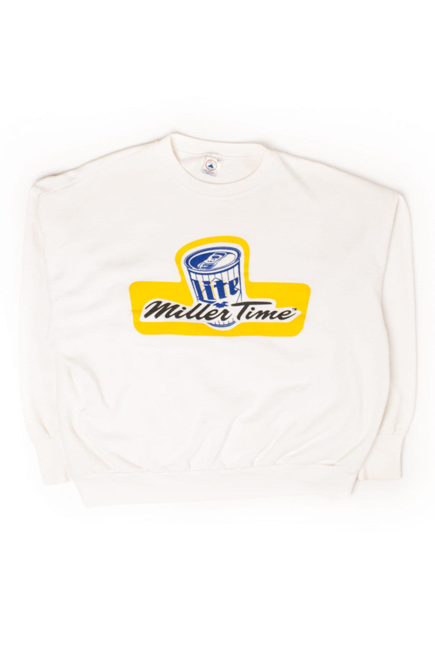 Vintage Miller Time Sweatshirt (1990s)