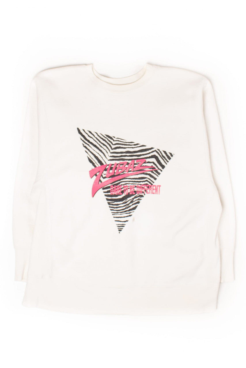 Vintage Zubaz 'Dare To Be Different' Sweatshirt (1990s)