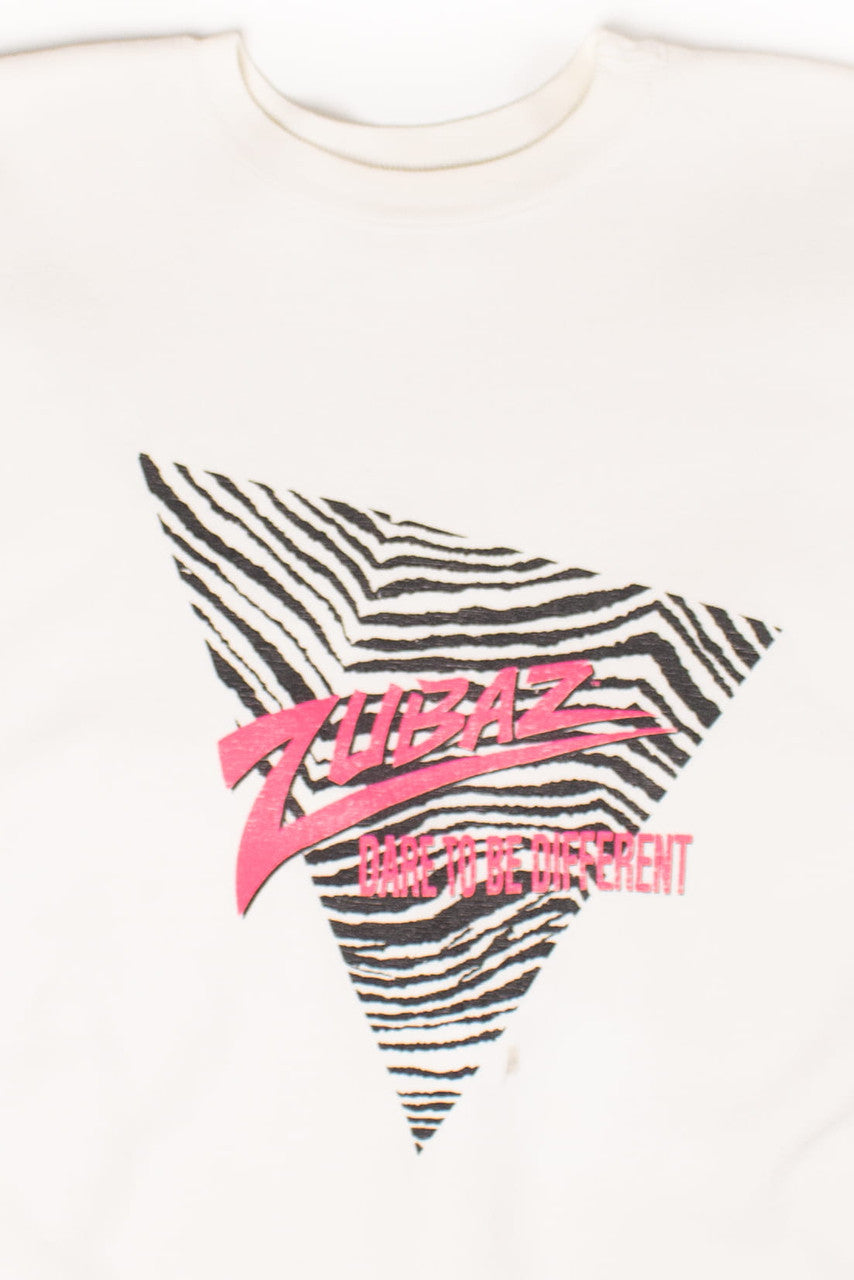 Vintage Zubaz 'Dare To Be Different' Sweatshirt (1990s)