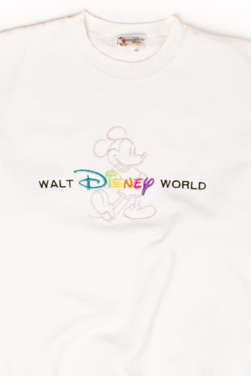 Vintage Rainbow Walt Disney World Sweatshirt (1990s)