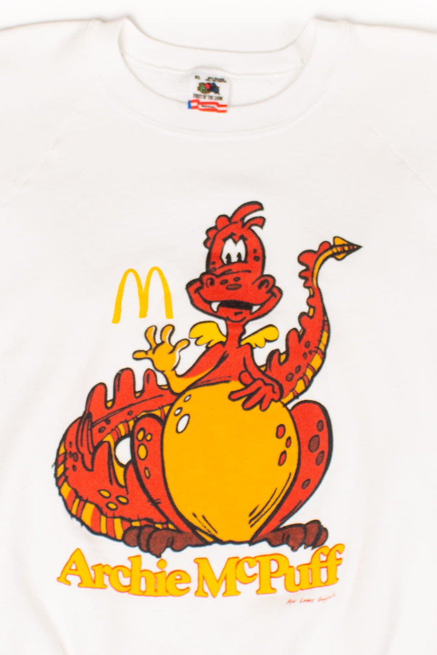 RARE Vintage McDonalds Archie McPuff Sweatshirt (1988)