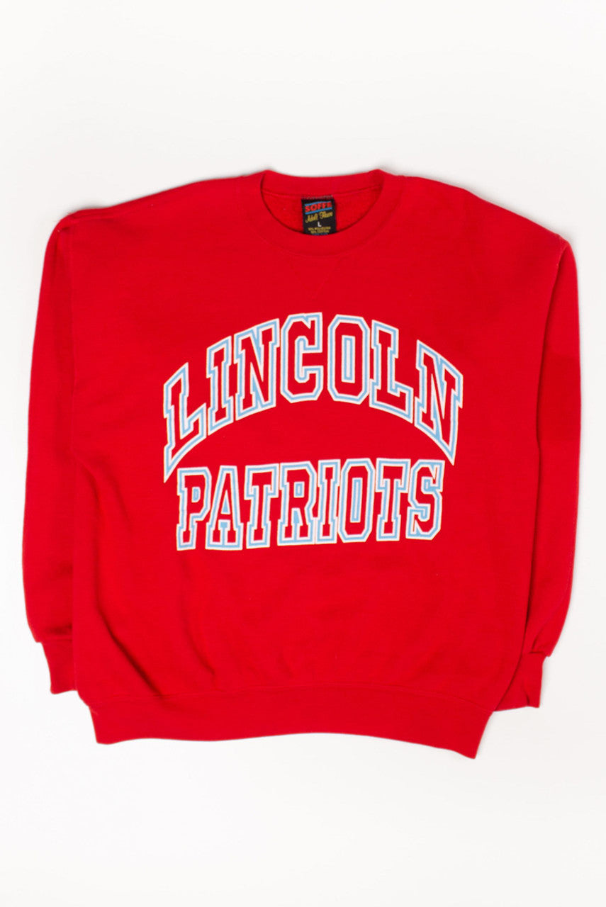 Vintage Lincoln Patriots Sweatshirt (1990s)