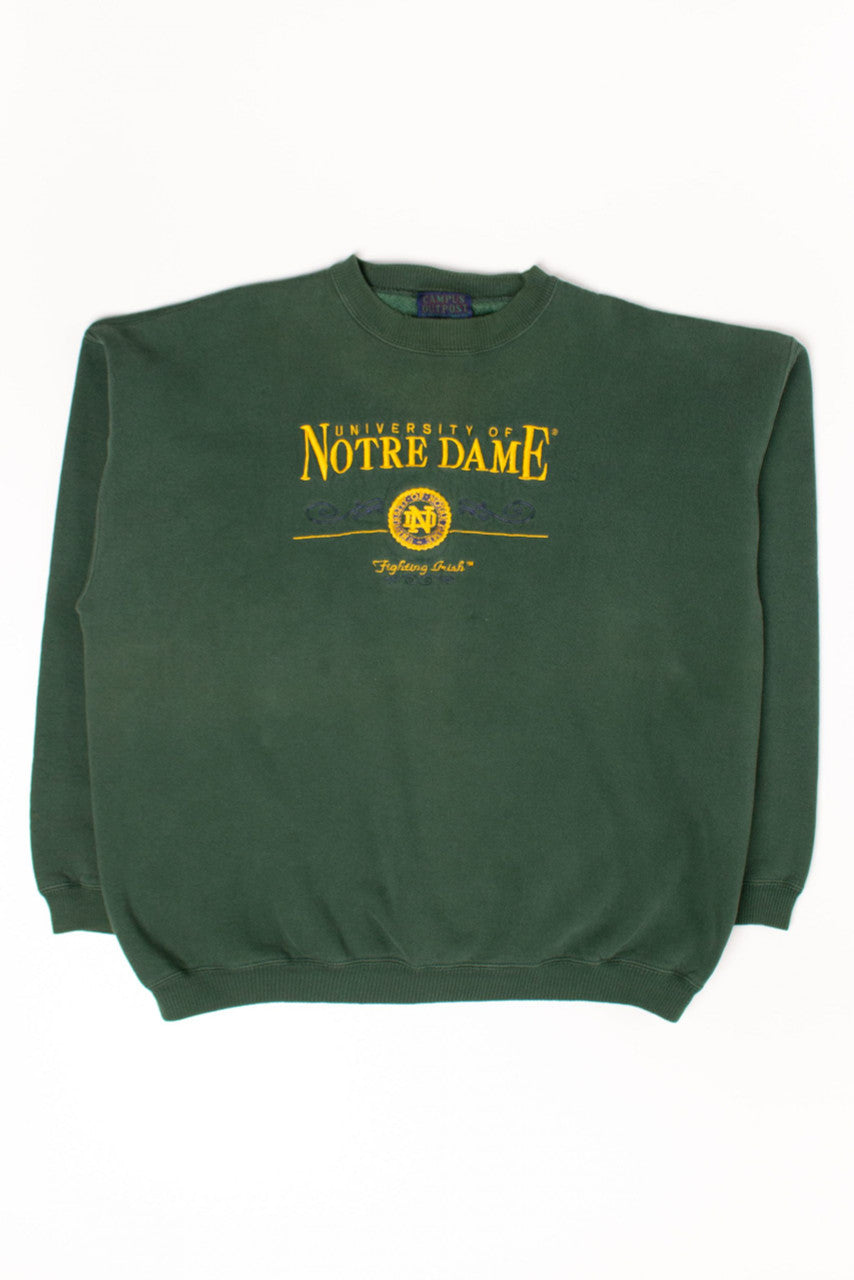 Vintage University of Notre Dame Sweatshirt (1990s) 2