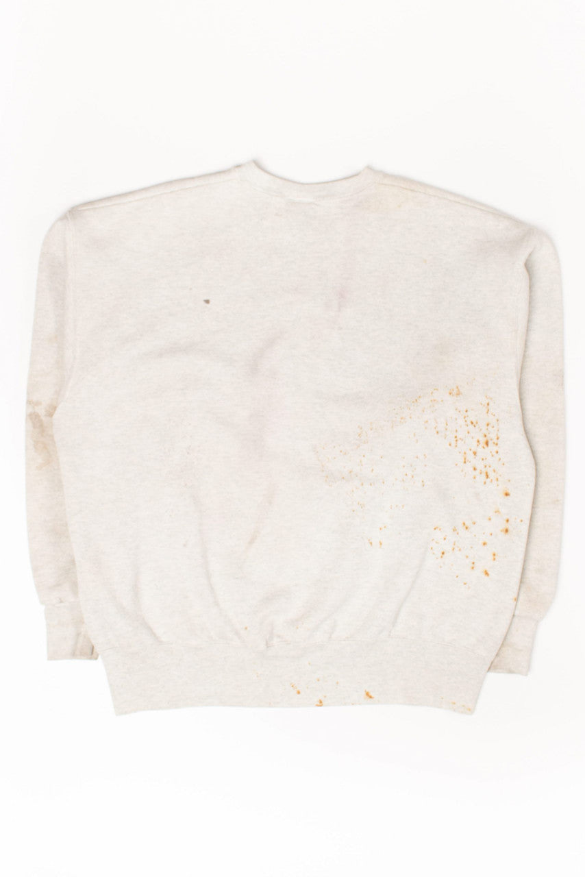 Vintage Stained SUNY Geneseo Sweatshirt (1990s)