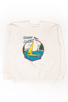Vintage Tower Lakes Sailboat Sweatshirt (1990s)