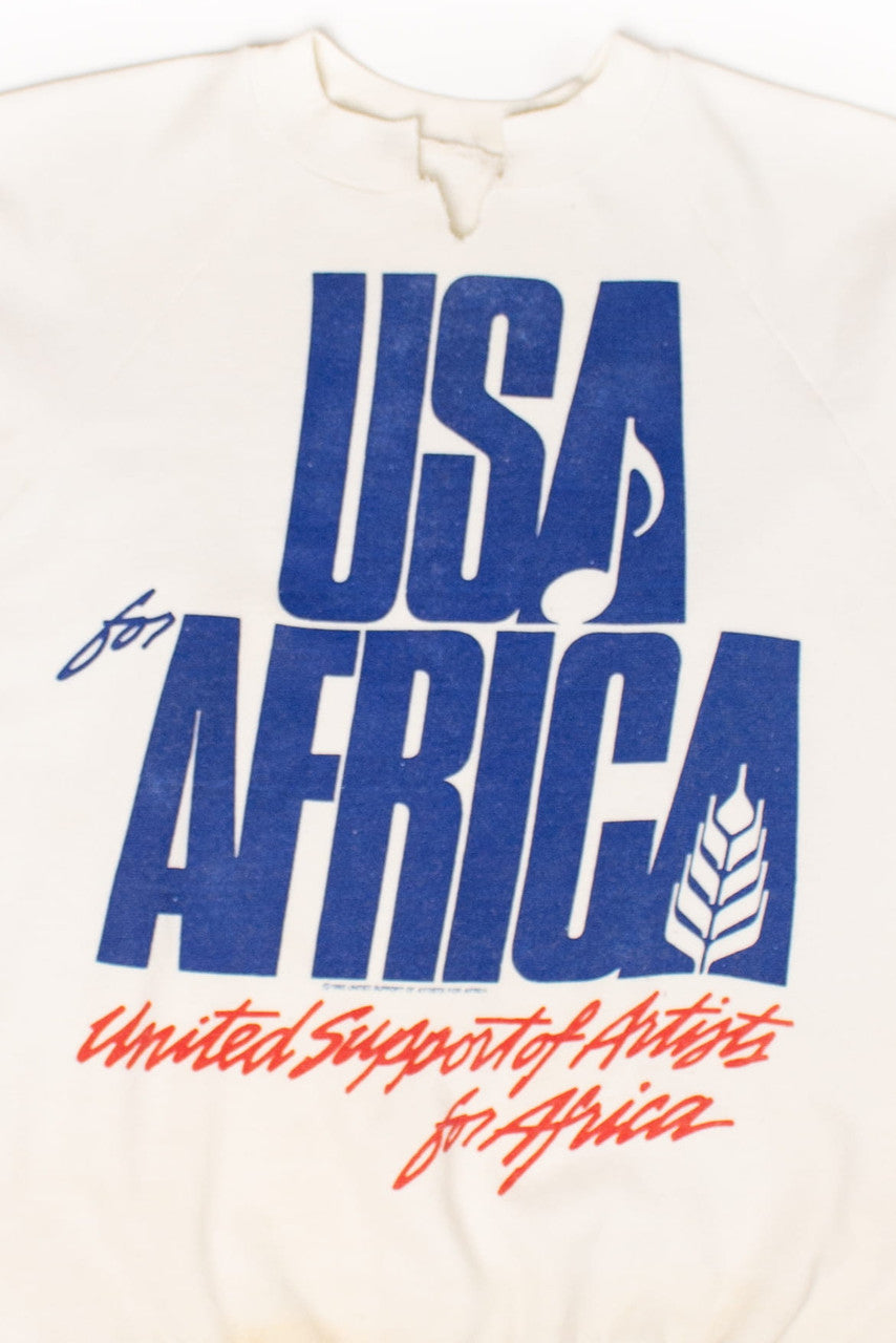 Vintage United Support of Artists for Africa Sweatshirt (1985)