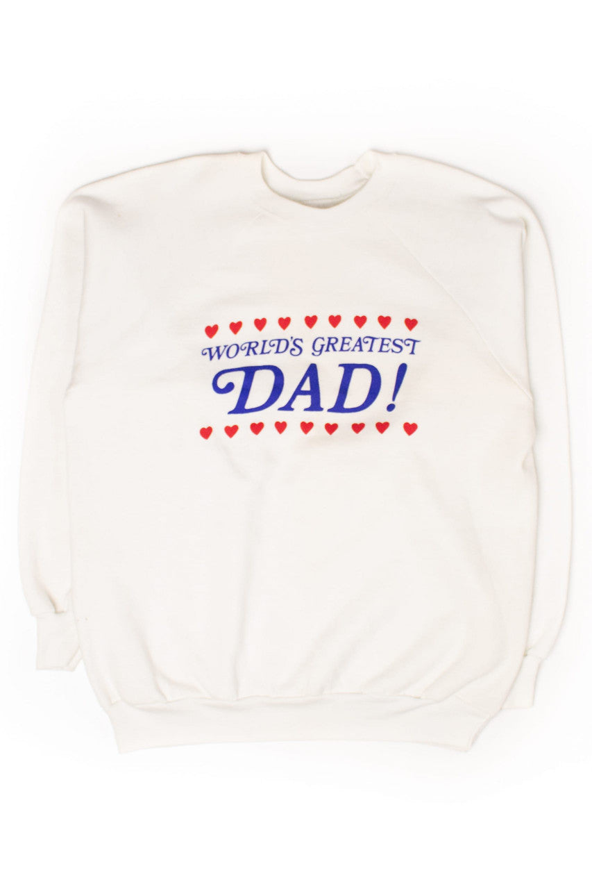 Vintage 'World's Greatest Dad!' Sweatshirt (1990s)