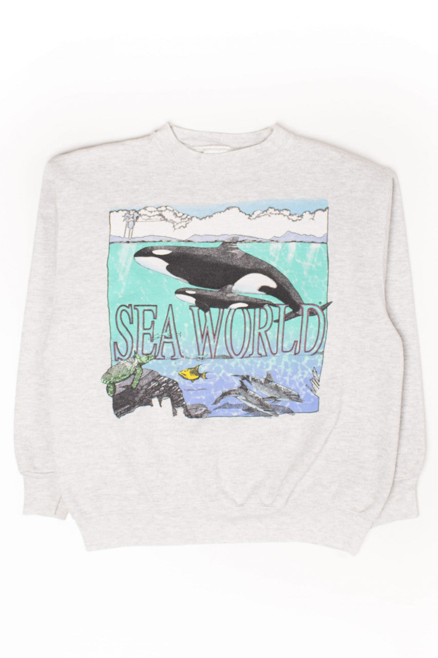 Vintage Sea World Orcas Sweatshirt (1990s)