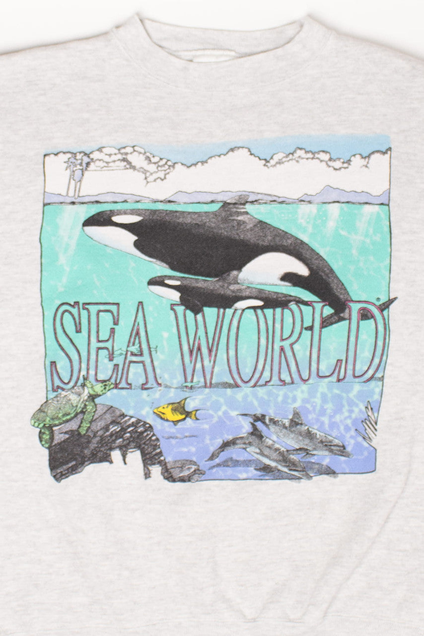 Vintage Sea World Orcas Sweatshirt (1990s)