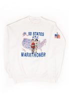 Vintage 50 States & D.C. Marathoner Sweatshirt (1990s)