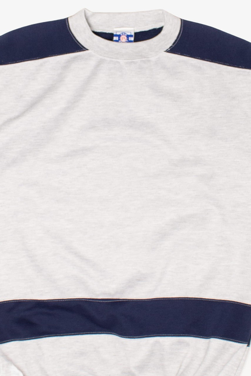 Vintage Two-Tone Short Sleeve Sweatshirt (1990s)