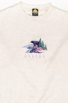 Vintage Embroidered Alaska Bear Sweatshirt (1990s)