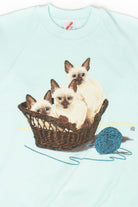 Vintage Siamese Kittens Sweatshirt (1989)