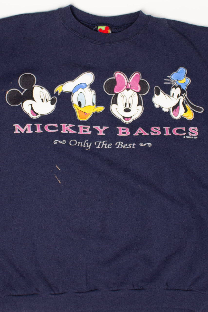 Vintage Mickey Basics Sweatshirt (1990s)