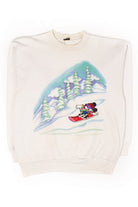 Vintage Snowboarding Mickey Mouse Sweatshirt (1990s)