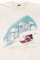 Vintage Snowboarding Mickey Mouse Sweatshirt (1990s)