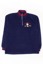 Vintage Snoopy And Friends Fleece Quarter Zip (1990s)
