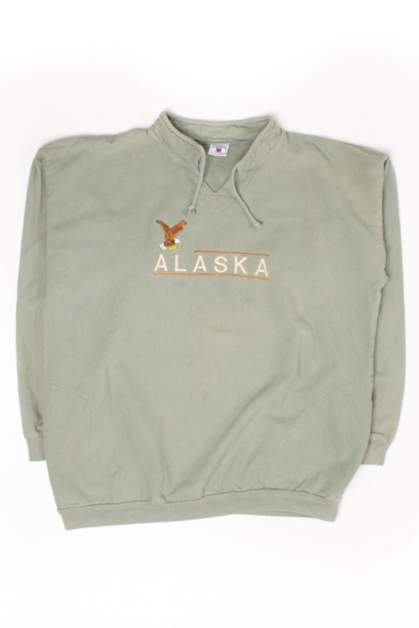 Vintage Alaska Eagle Sweatshirt (1990s) 2