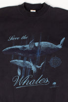Vintage Save The Whales Sweatshirt (1990s)