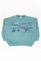 Vintage Farm Landscape Sweatshirt (1990s)