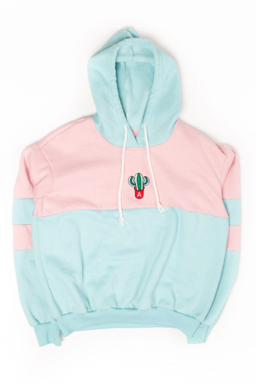 Cactus 'A' Color Block Hoodie
