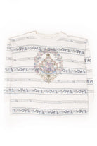 Best American Clothing Co. Floral Striped Sweatshirt