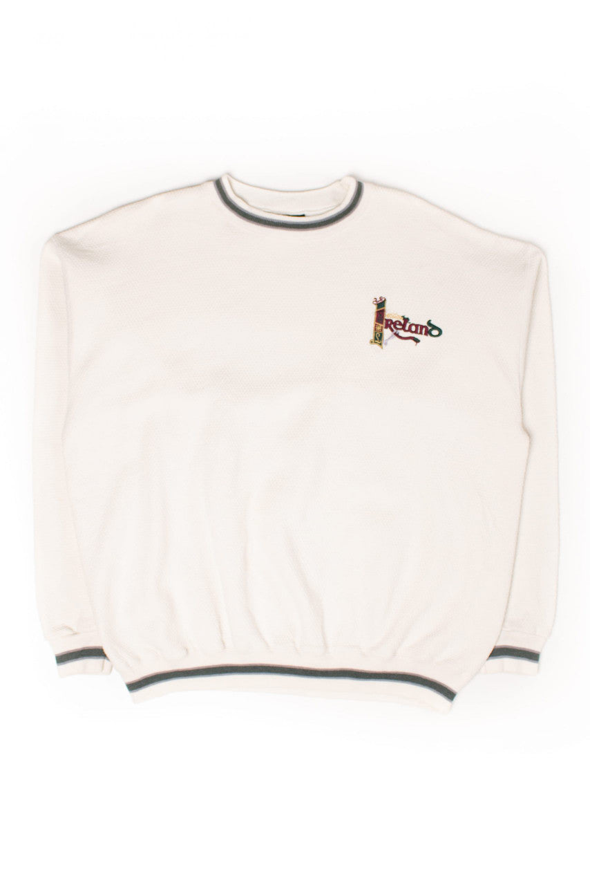 Vintage Textured Ireland Sweatshirt (1990s)