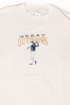 Vintage Embroidered Great Outdoors Golf Sweatshirt (1990s)