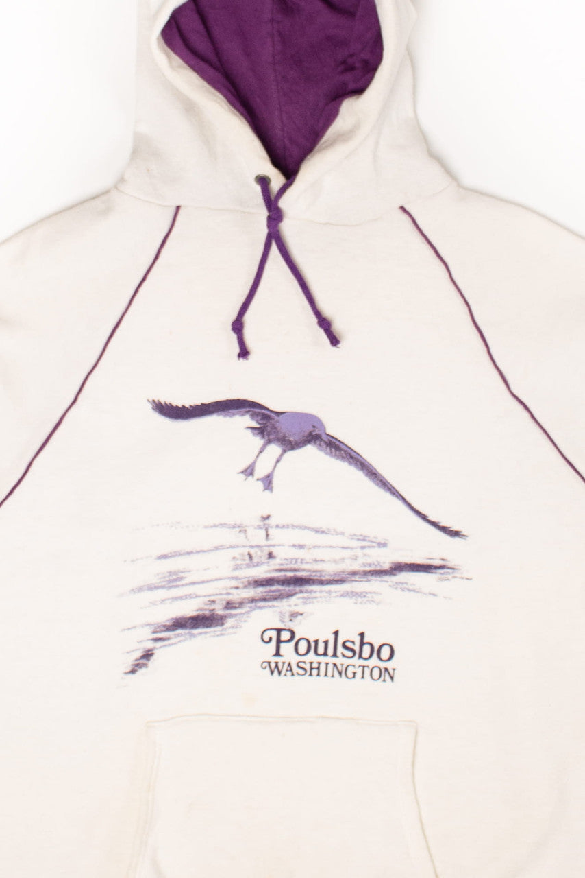 Vintage Poulsbo Washington Hoodie (1980s)