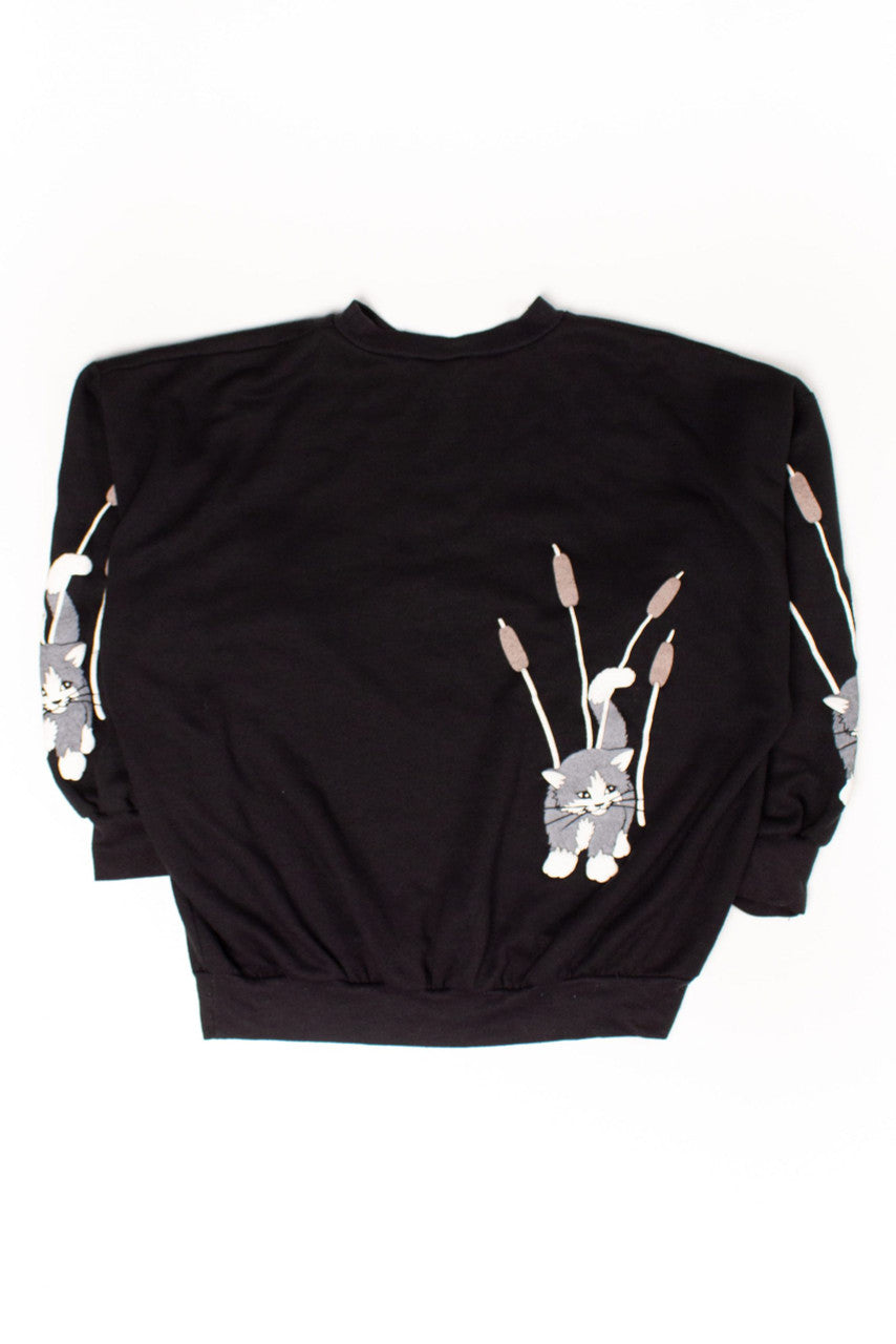 Vintage Cat Tails Sweatshirt (1980s)
