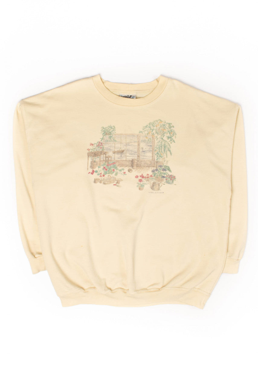 Vintage Gardening Sweatshirt (1990s)