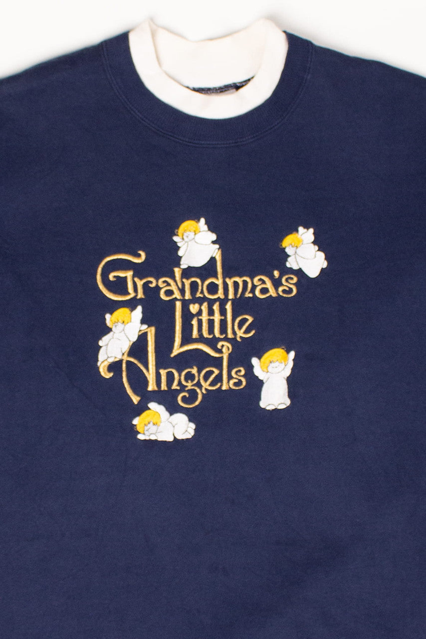 Vintage 'Grandma's Little Angels' Sweatshirt (1990s)