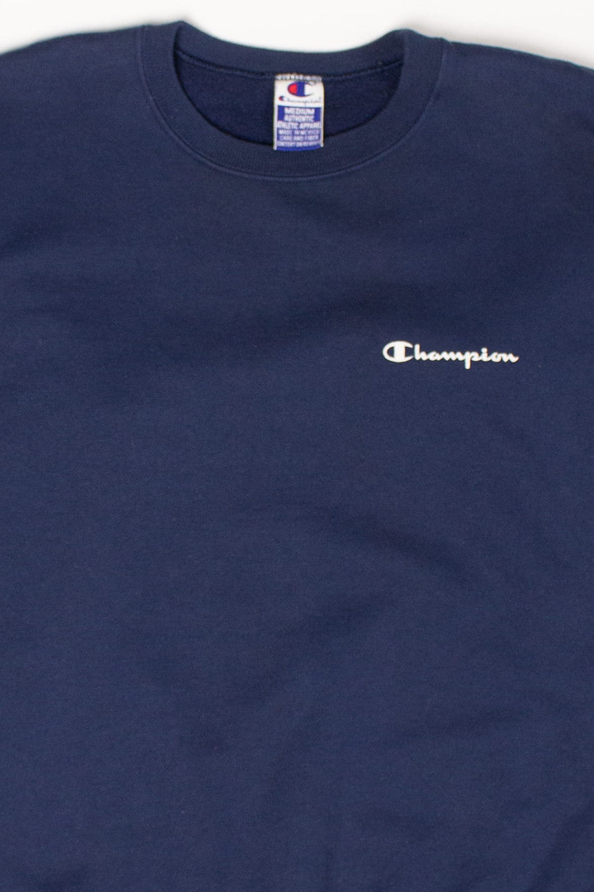 Vintage Navy Champion Sweatshirt (1990s) 1