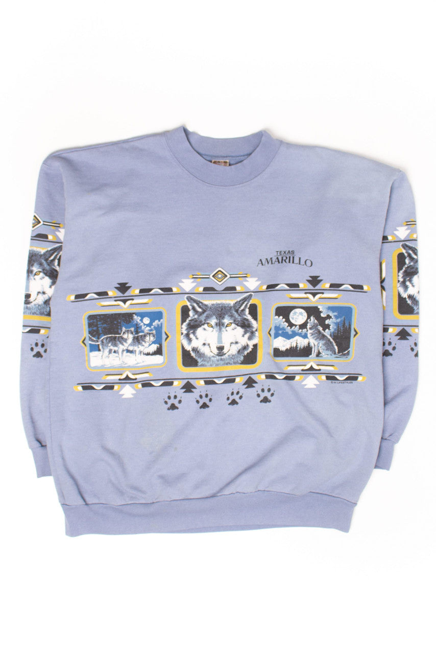 Vintage Amarillo Wolves Sweatshirt (1994)